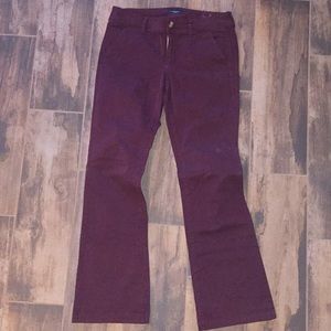 Maroon dress pants